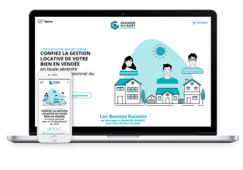 site internet Granger Guibert gestion locative